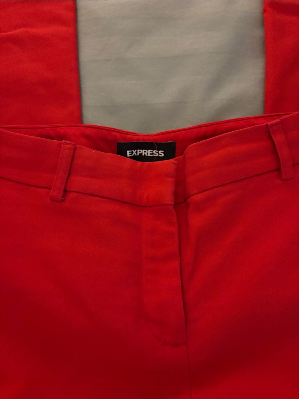 Express Red Boot-Cut Dress Pants - Picture 4 of 5